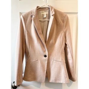 Pink powder H&M single-breasted blazer